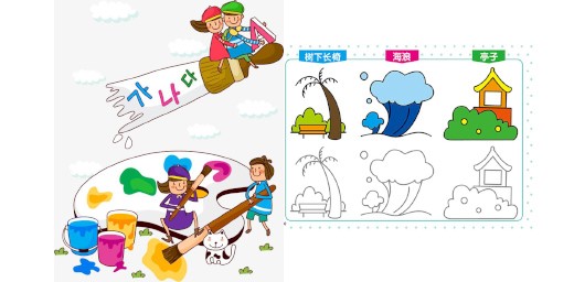 小孩學畫畫零基礎先學什么？